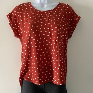 Pink Rose Top Size S